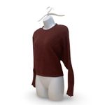 Pink Rose Cropped Sweater Photo 1