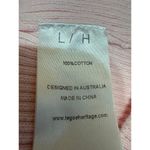 Legoe Pink Ribbed Knit Sleeveless Scoop Neck Maternity Bodycon Maxi Dress Size L Size L Photo 4