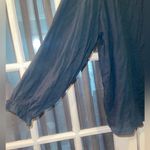 BloomChic Deep Teal Blouse long sleeve top shirt NWT size 10 medium Blue Photo 1