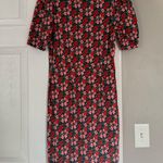 Boden Floral Bodycon Dress Midi Spring Summer Gardenia Pink Size 6 Photo 0