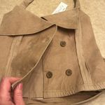 Making the Cut Deconstructed Strapless Corset halter Top size Medium corduroy Photo 9