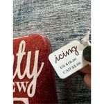 Icing Red Glitter Naughty Is The New Nice Smart Phone Wristlet Photo 2