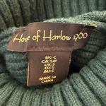 House Of Harlow 1960 Green Ribbed Turtleneck Cropped Sweater Small Holiday Party Photo 5
