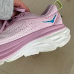 Hoka  Bondi 8 Sneakers running shoes PINK TWILIGHT WATERPARK cushioned Photo 11