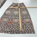 Cynthia Rowley Skirt Womens Small Blue Orange Bohemian Print Maxi Photo 5