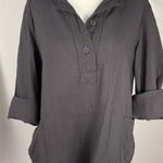 100% Cotton Oversized Tunic /Minimalist/ Lagenlook/ Beach/ Coastal/Spring M Gray Size M Photo 0
