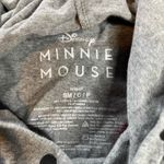 Disney Minnie Mouse Grey Sleep Gown Dress Hooded NWT Dot Red Embroidered Small Photo 2