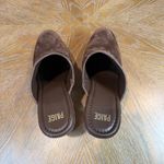 Paige  Alex Studded‎ Brown Suede Platform Clogs Size 11 Retro 70's Photo 4