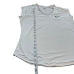 Nike Womens Dri Fit White V-Neck Performance T-shirt Size Large Photo 8