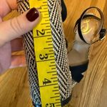 Sam Edelman Nolita Womens 8 Black Tan Weave Platform Sandals Block Ankle Strap Photo 8