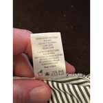 potter's pot  Dress Womens Medium White Striped Ruffle Bell Sleeve Shift Mini Photo 10