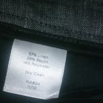 Talbots 12P 33x30 Linen Blend Black White Gray Dress Pants Workwear Petite Photo 5