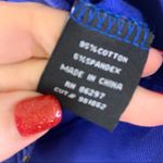 BCBGMAXAZRIA Royal Blue Sequined Zip-Up Hoodie Photo 2