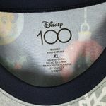 Disney 100 Soft Christmas Pajama Top Raglan Shirt Mickey Mouse Olaf Size XL EUC Photo 4