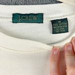 J.Crew J. Crew Women's Medium Green Label Cotton White Long Sleeve Top Basic Staple Photo 3