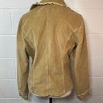 Misha Y2K Vintage Tan Corduroy Floral Embroidered Sequin Blazer Jacket Size XL Photo 7