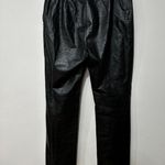 Kenneth Cole New York black women’s leather pants  Size 12 Photo 1