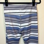 Zyia Active Womens Light n Tight High Rise 7/8 Leggings Pants Purple Stripe 8/10 Size undefined Photo 6