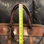Ralph Lauren Tartan Plaid Red Brown Boston Weekend Travel Doctor’s Bag 55cm Photo 8
