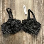 Soma  Black Floral Lace Bra Size 36C Photo 1