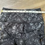 Spider Active Women's Small Leggings Black With White‎ Design White Photo 3