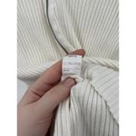 Burton Ribbed Full Zip Sweater Women 2 Ivory Long Sleeve Minimalist Coastal Photo 4