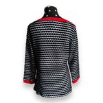 Ruby Rd. Womens Top Sz M Blue‎ White Orange Red Nautical Look Knit Blue Size M Photo 5