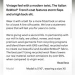 Everlane  Italian Rewool trench NEW Photo 6