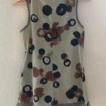 Simply Vera, Vera Wang Simply Vera Vera Wang Blue Twist Front Dotted Sleeveless Tank Top S Photo 2