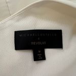 Michael Costello  x Revolve ivory one-shoulder mini dress size M Photo 6