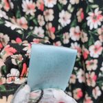 Good Luck Gem Large  Floral Peplum Scoop Neck Top Blouse Photo 5