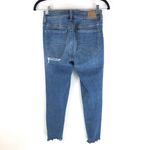 American Eagle Womens Jeans Hi-Rise Jegging Crop Distressed Raw Hem Stretch 2 Photo 1