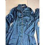 Soft Sensations 2X Pajama Set Womens Blue Gold Trim Sleepwear Loungewear Size XXL Photo 6