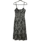 ZARA Black & White Paisley Cotton Midi
Dress(Size Medium) Photo 1