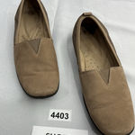 Naturalizer Womans Franklyn Flat Shoes 8.5 Tan Suede Slip On Photo 0