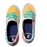 Sperry crest Women's Slip On canvas Non Marking Multicolor size US 5.5 EU 35.5 Photo 3