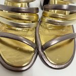 Farm Rio Sandal Block Heel Slide Gold Photo 6