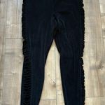 Torrid 4/$25 Full Length Signature Waist Ruched Velour Side Legging Black Sz 1 (1X) Photo 3