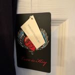 Key Closet Key Swarovski Studded Women’s Black Short Sleeve Tee Size Small Photo 5