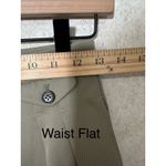 ANINE BING Women's Mycah Wool Pleated Trousers Pants Size 30 Khaki Green Casual Photo 2