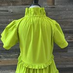 Alden Adair Hallie Ruffle Dress in Citrus Size Small NWT Photo 8