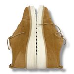 UGG  Johanna Spill Seam Wedge Oxford in Chestnut Tan Size 9 Suede Shearling Boho Photo 9