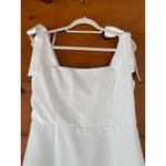 Lulus NWT  Your Sweetie White Tie-Strap Mini Dress Party Cocktail Classy Size S Photo 4