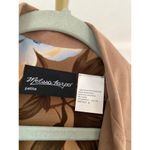 Melissa Harper Sleeveless Button Front Midi Dress Spring Minimalist Art Easter Brown Size 6 Photo 6