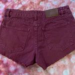 Billabong Maroon Jean Shorts Photo 1