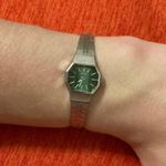 Citizen Women’s rare vintage 17 jeweled wind up mechanical white gold plated Photo 0