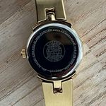 Citizen Eco-Drive Ladies Watch Crystals Pearl Dial Gold Tone Bracelet Solar Photo 4