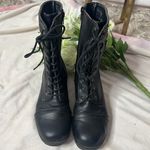 Rue 21 Leather Combat Boots Photo 10