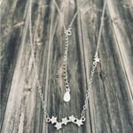 Star Necklace & Bow Necklace Silver Photo 2