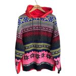 MSGM Sweater Hoodie In Multi Red Size XS Photo 2